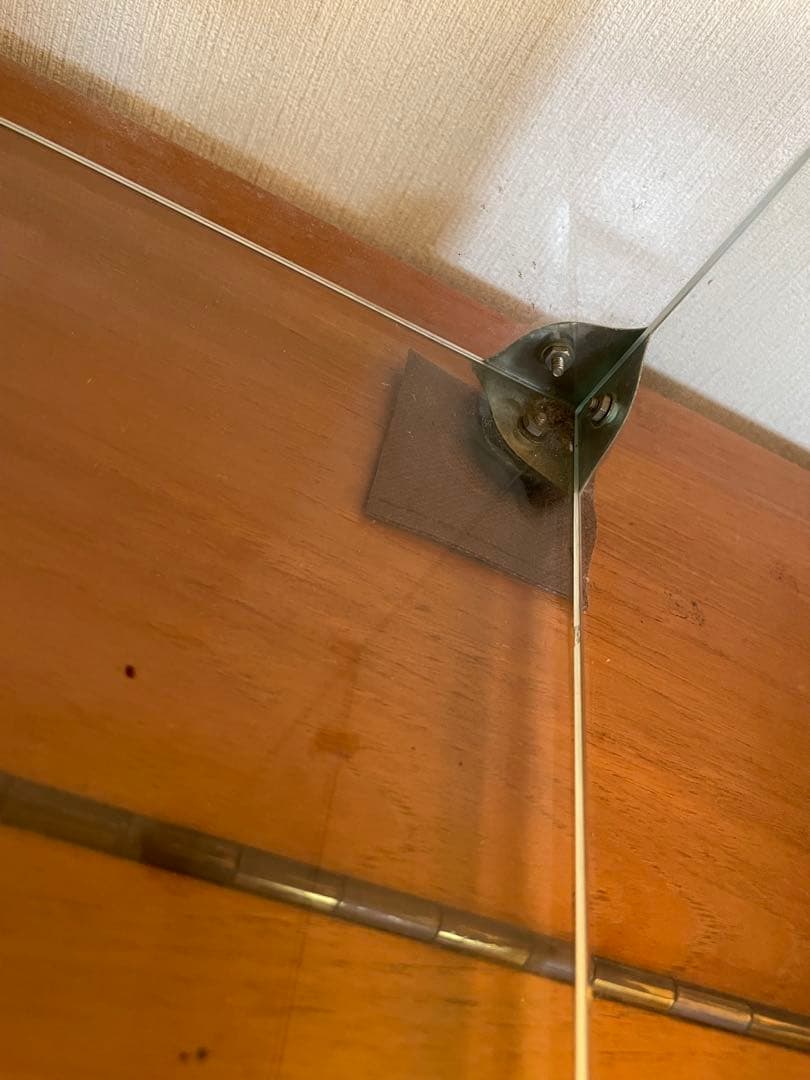 3段 ガラスケース　アンティーク　レトロ