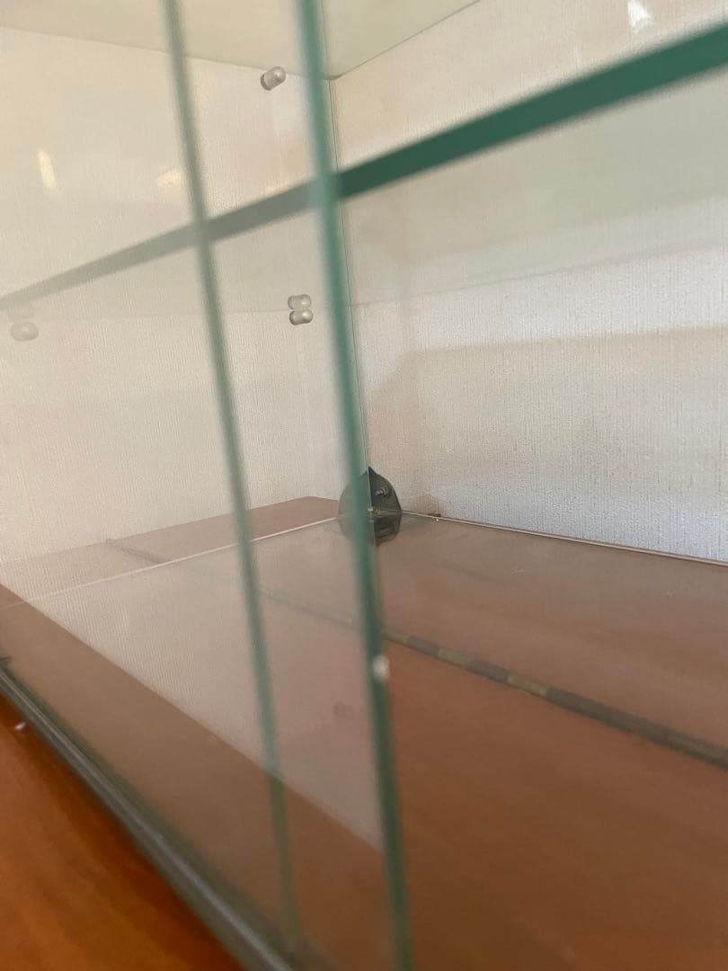 3段 ガラスケース　アンティーク　レトロ