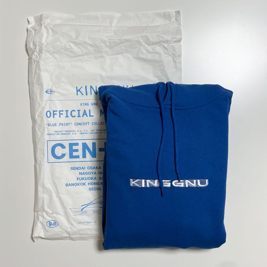 King Gnu フーディ KG IS DEAD HOODIE ブルー XXL
