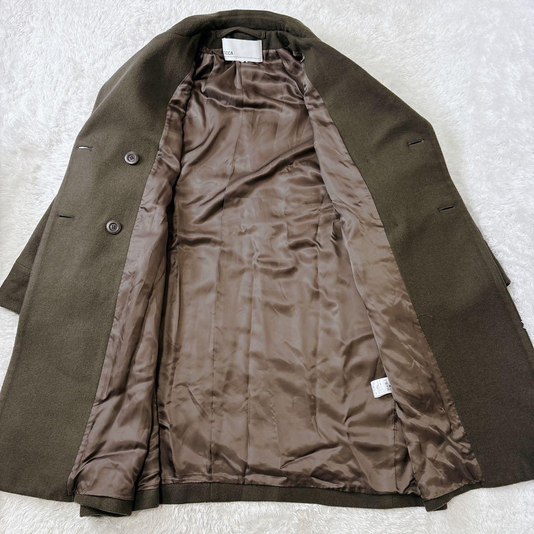 美品　TICCA テントコート　カーキ　フリーサイズ