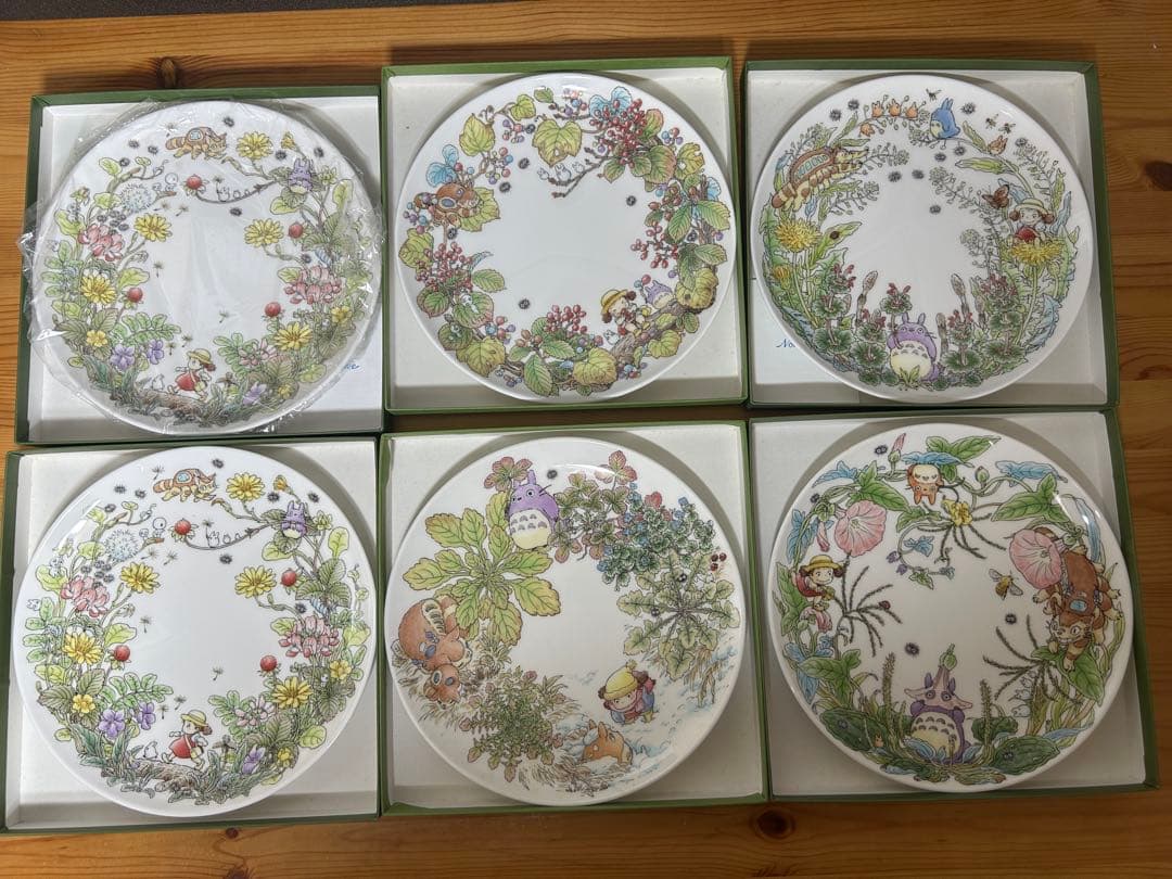 Noritake ノリタケ となりのトトロ プレート 23cm 6枚