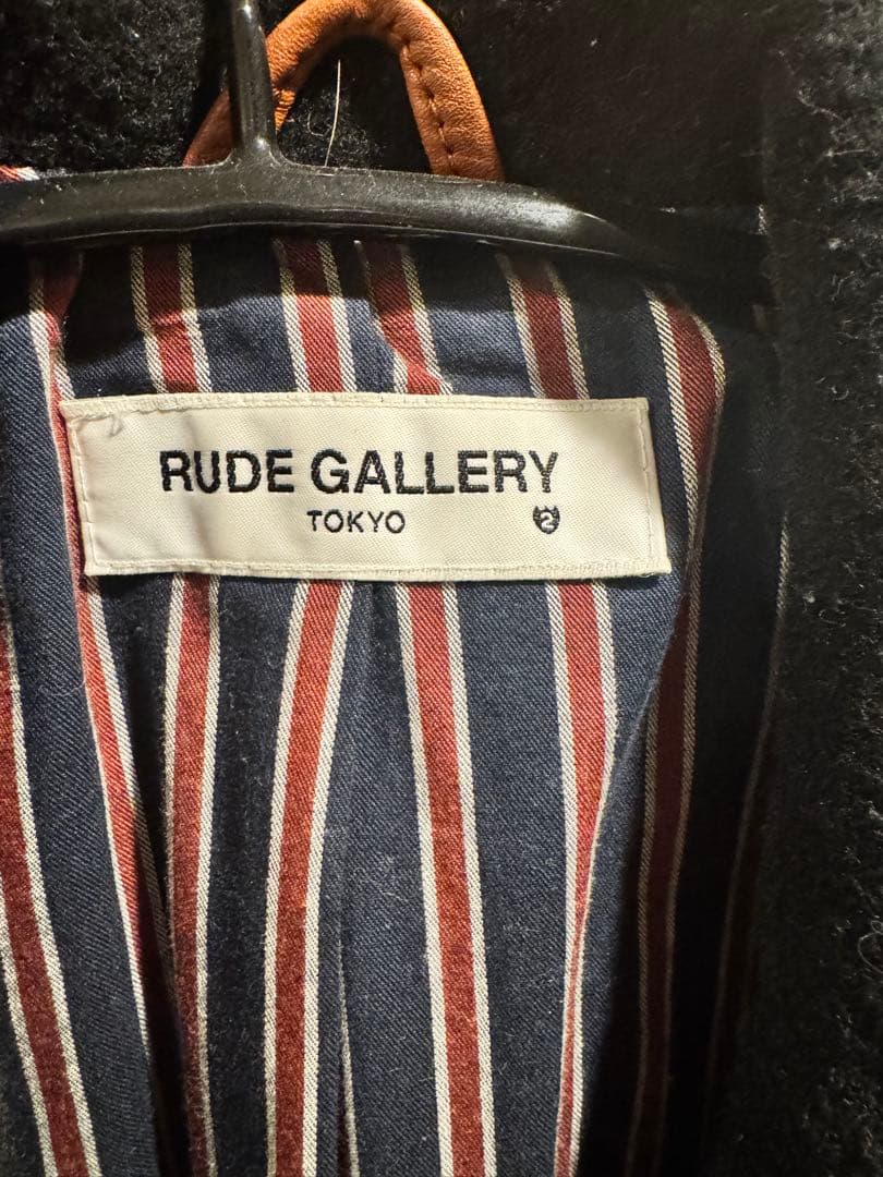 RUDE GALLERY 黒 チェスターコート
