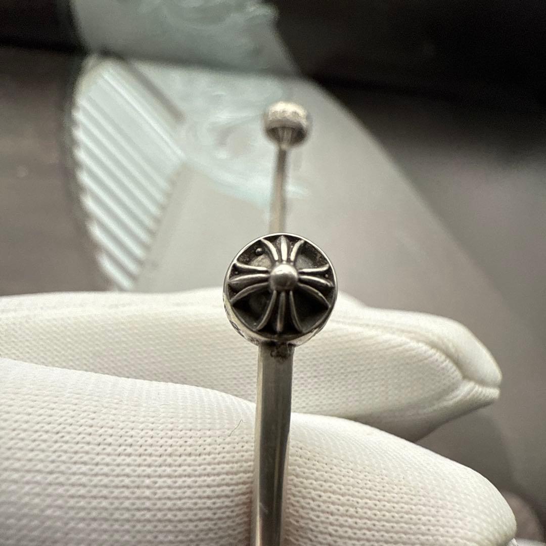 クロムハーツ SKINNY TNY クロス バングル 鑑定済み