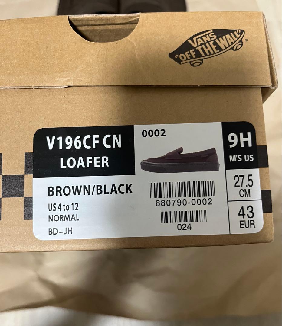VANS V196CF CN ローファー　27.5