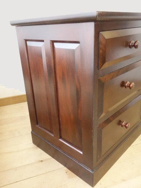 松本民芸家具 E-33型 ローチェスト　USED　再塗装済