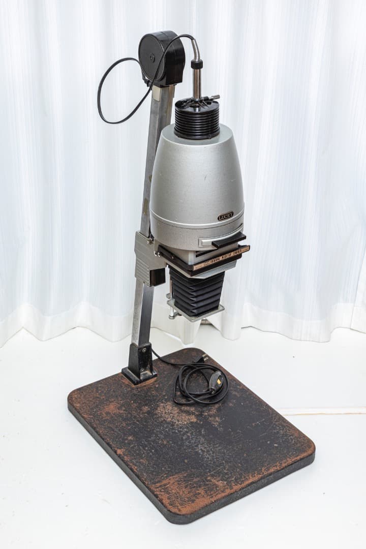 モノクロ引き伸ばし機　LUCKY 70M-R Nikon50mm引き伸ばしレンズ