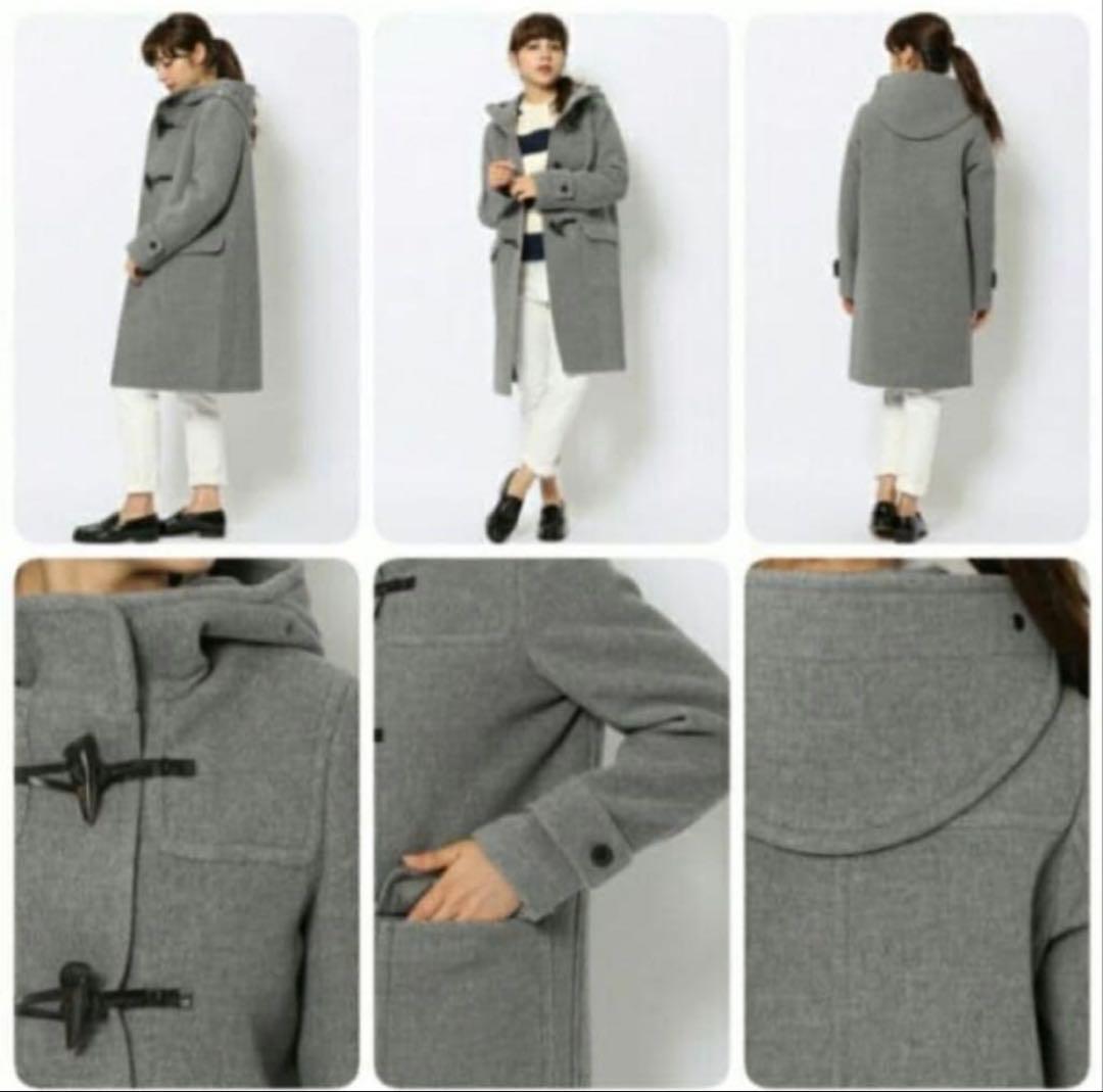 新品 MACPHEE マカフィー　トゥモローランド ダッフルコート　グレー　36