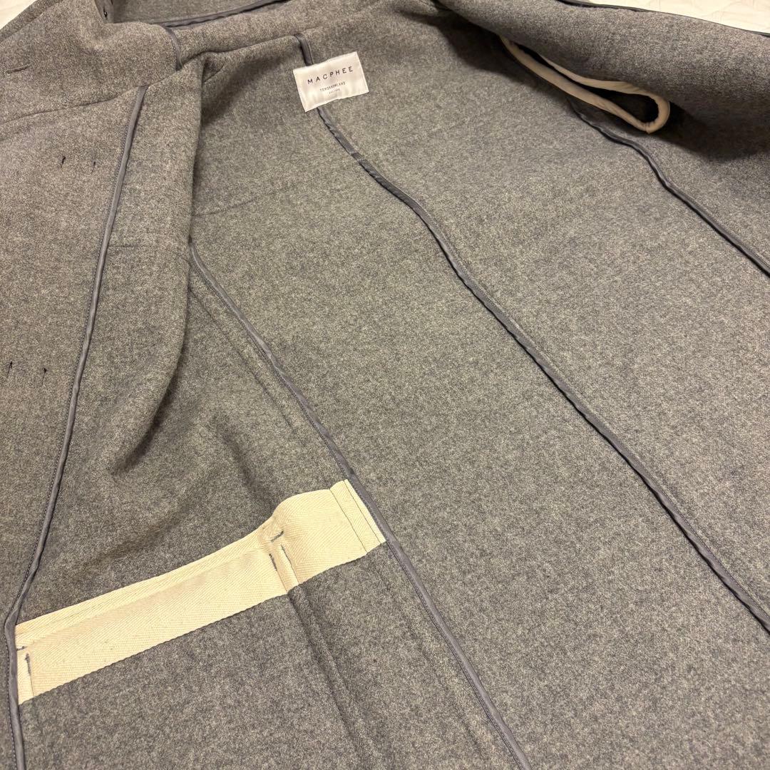 新品 MACPHEE マカフィー　トゥモローランド ダッフルコート　グレー　36