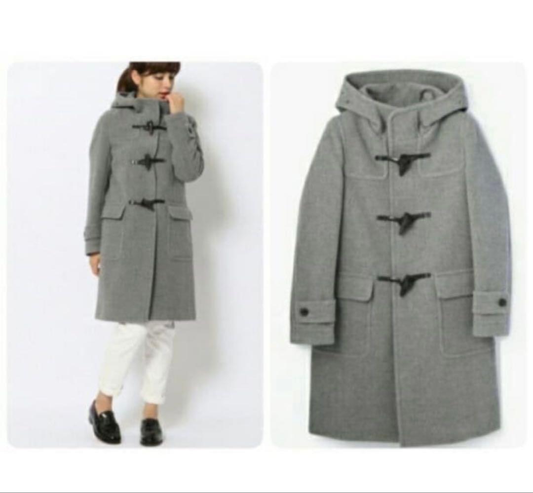 新品 MACPHEE マカフィー　トゥモローランド ダッフルコート　グレー　36