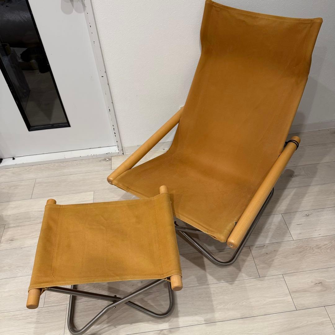 NychairX ニーチェア ロッキングチェア　オットマン セット