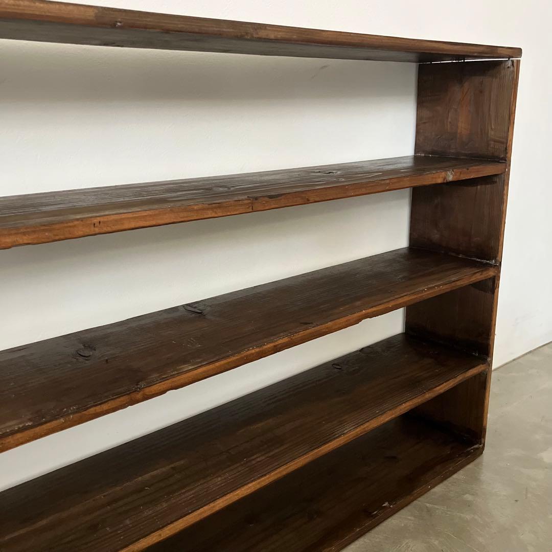 レトロ　アンティーク　古道具　古家具　昭和　大正　食器棚　本棚　飾り棚　シェルフ