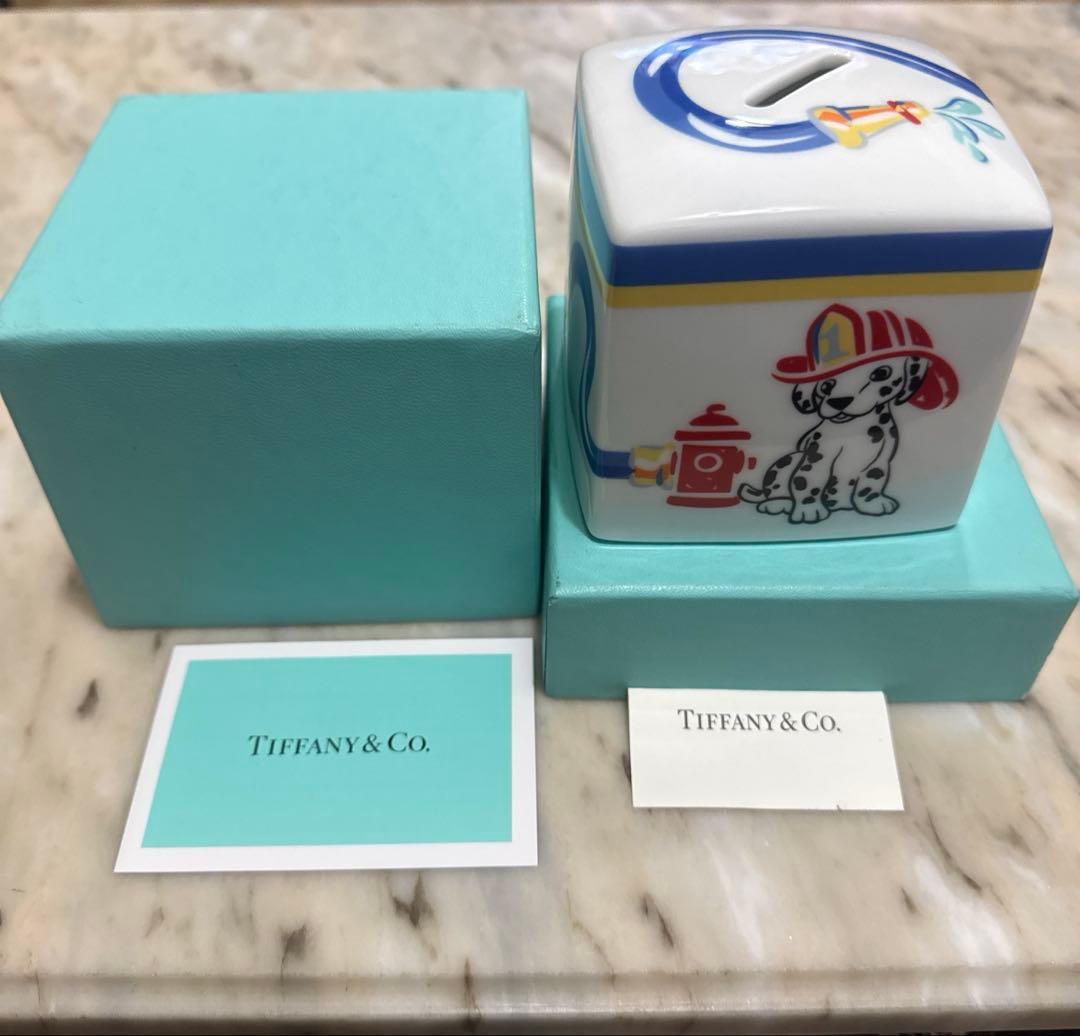ティファニー Tiffany FIRE STATION 貯金箱　未使用品