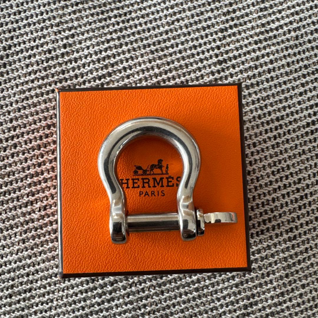 HERMES Manille Scarf Ring シルバー