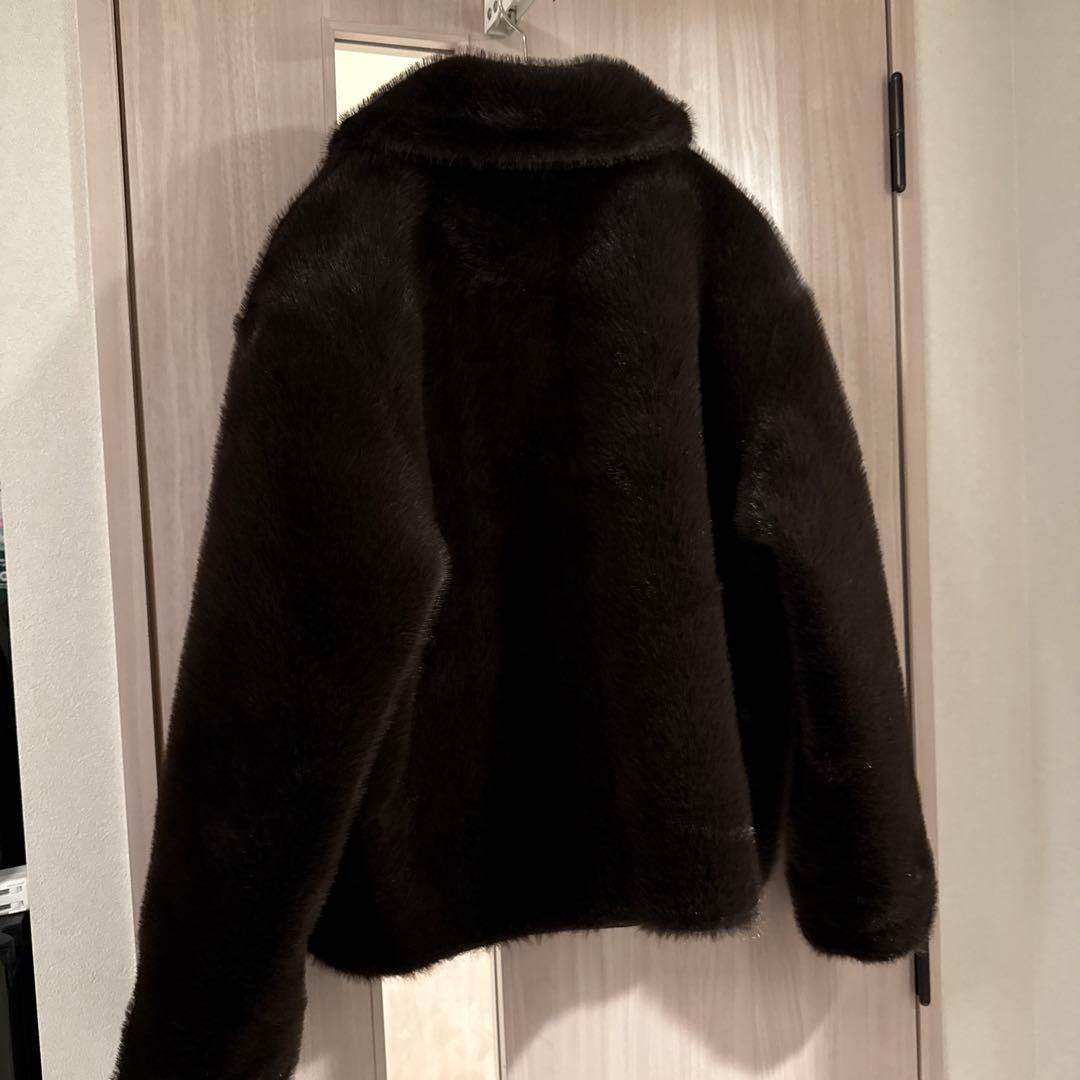 リバーシブル ダブルフェイス フェイクレザージャケット