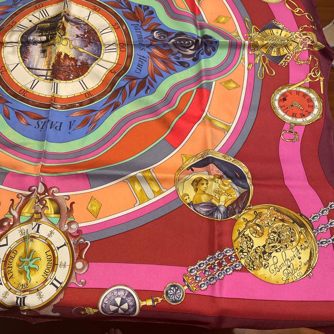 専用です♪HERMÈS 時計モチーフ スカーフ