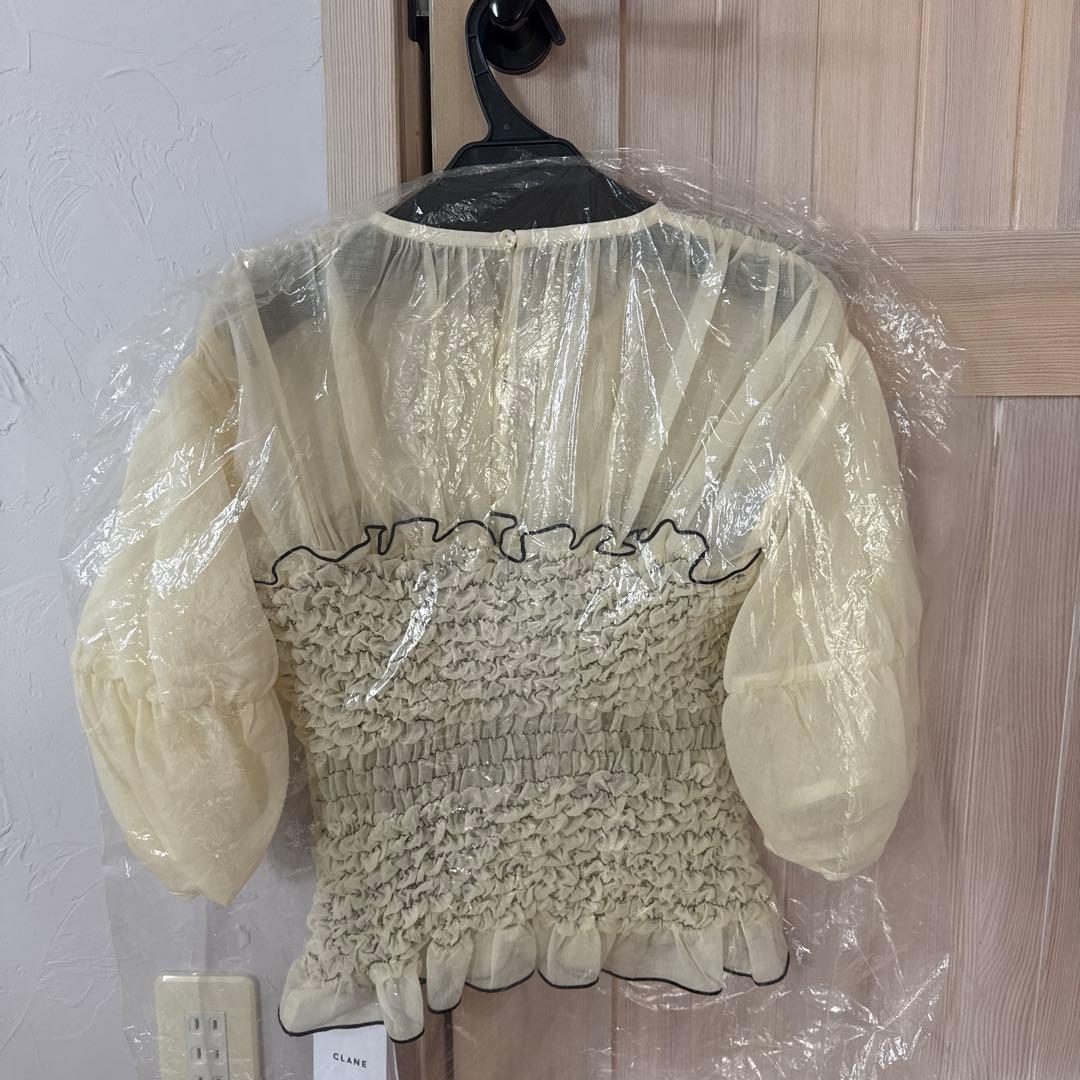 クラネ COLOR STITCHED SHIRRING TOPS サイズ1