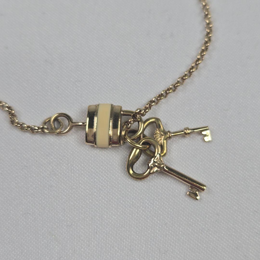 【美品】Chloé クロエ ブレスレット ゴールド 鍵モチーフ 南京錠 箱付き