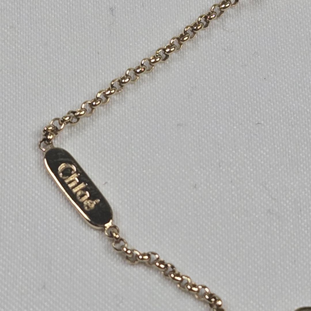 【美品】Chloé クロエ ブレスレット ゴールド 鍵モチーフ 南京錠 箱付き
