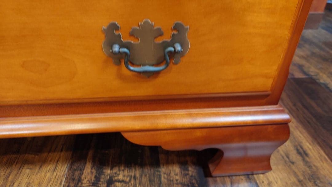 週末セール【新品・未使用】美品 横浜ダニエル チェストドレッサー ラウンド鏡付