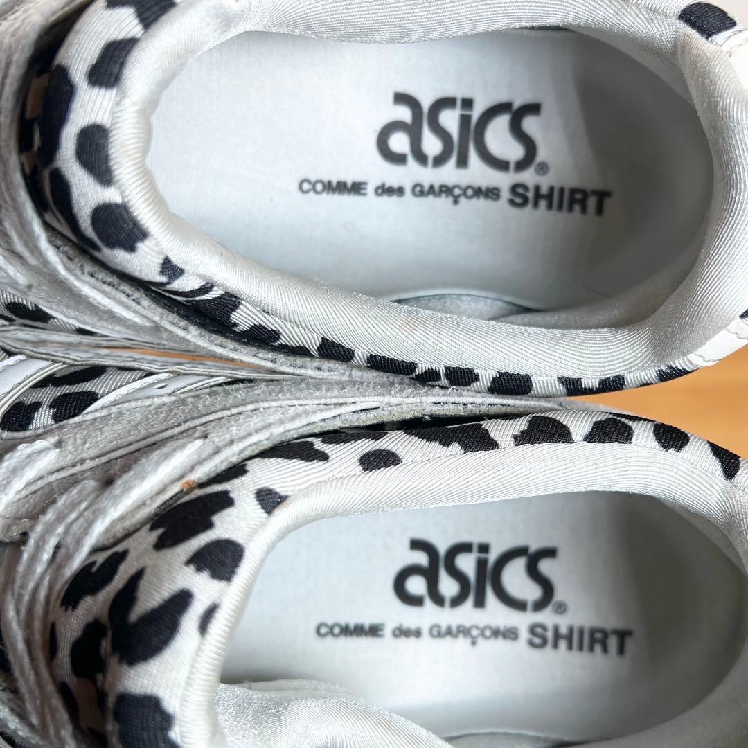 テツ 美品 アシックス コムデギャルソンシャツ ゲルライト5 レオパード