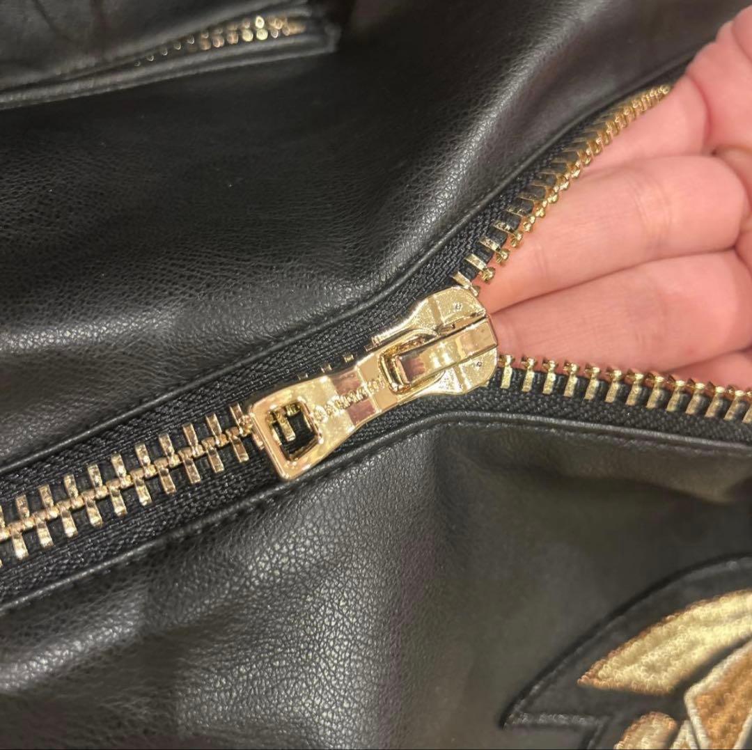 BALMAIN エコレザー ライダースジャケット サイズ50