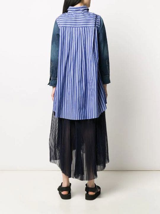 3日までお値下げします！sacai ストライプデニムシャツ
