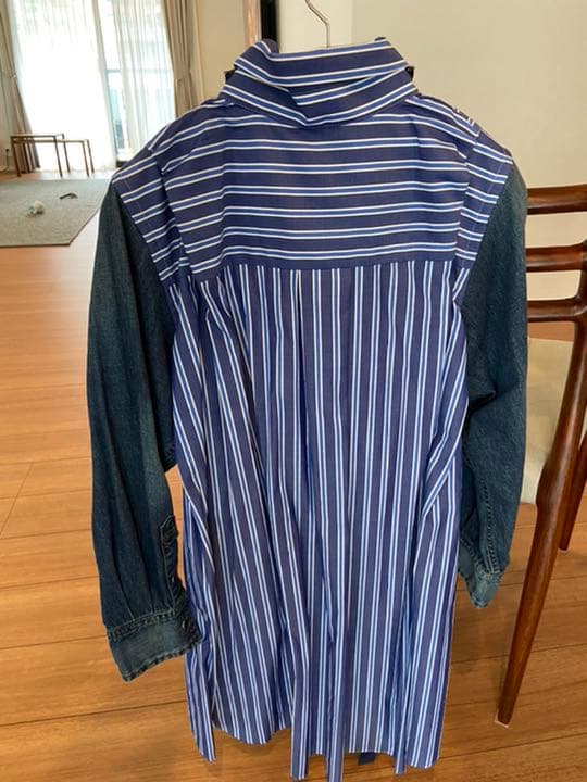 3日までお値下げします！sacai ストライプデニムシャツ
