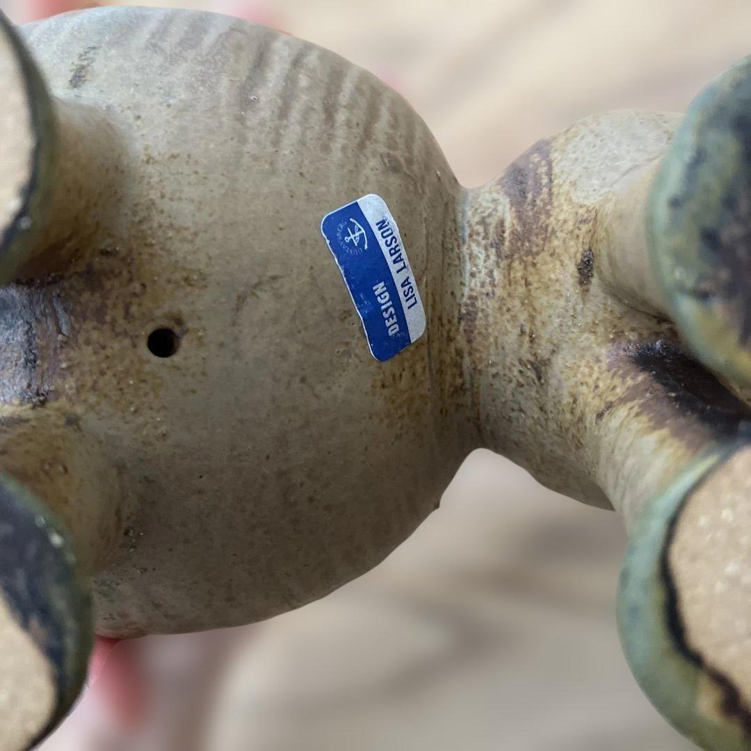 リサラーソン バッファロー ジュラシリーズ 置物　北欧　ヴィンテージ　陶器