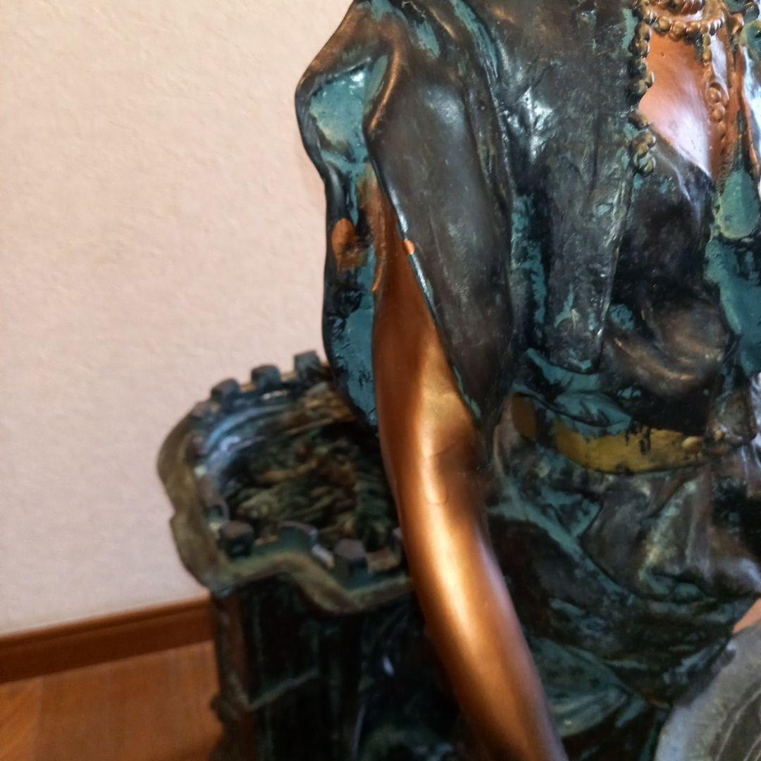 ブロンズ 女性像(92cm) 彫刻 トレイ付き