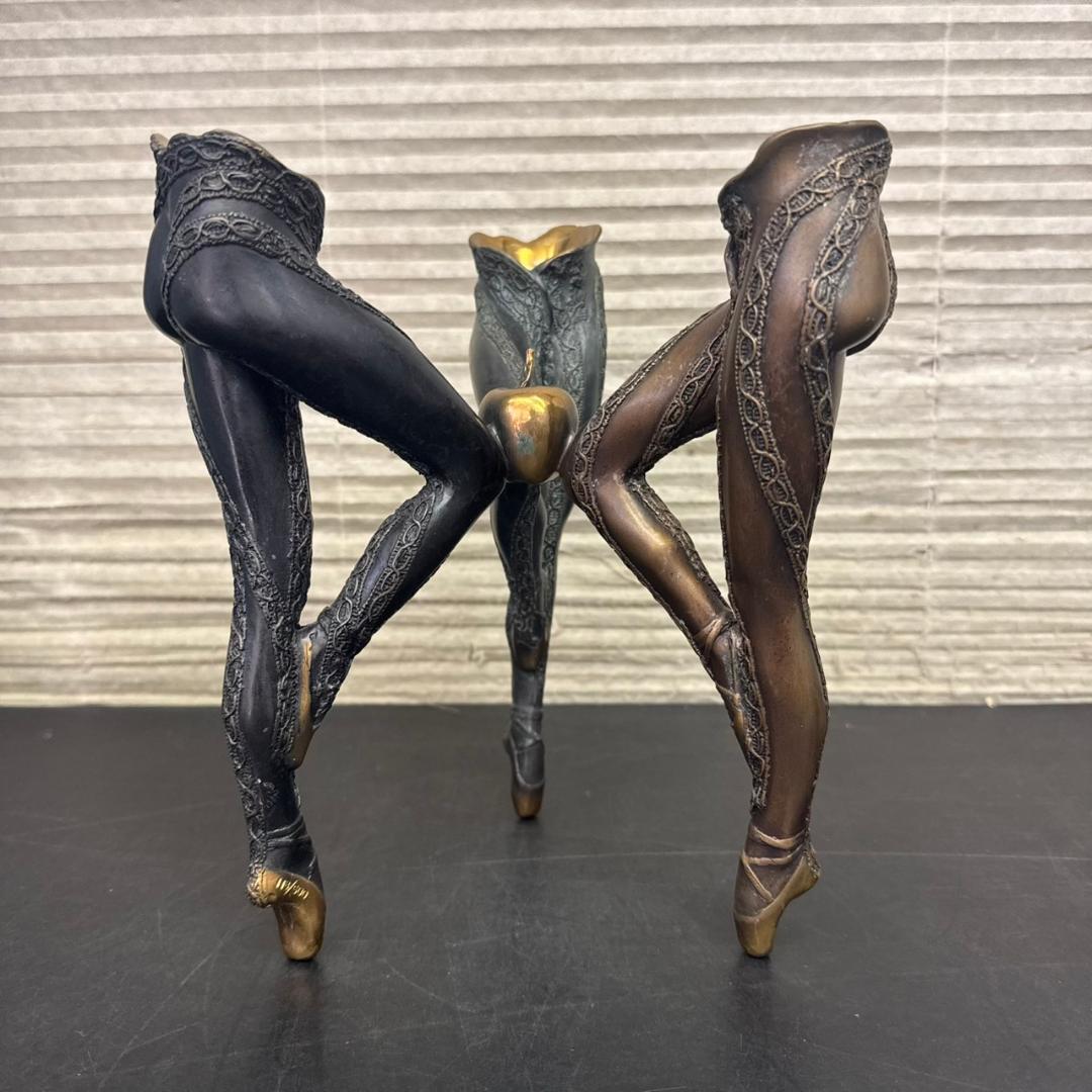 ☆ギルバートクラフト　バレリーナ燭台　ブロンズ　アンティーク　西洋美術品