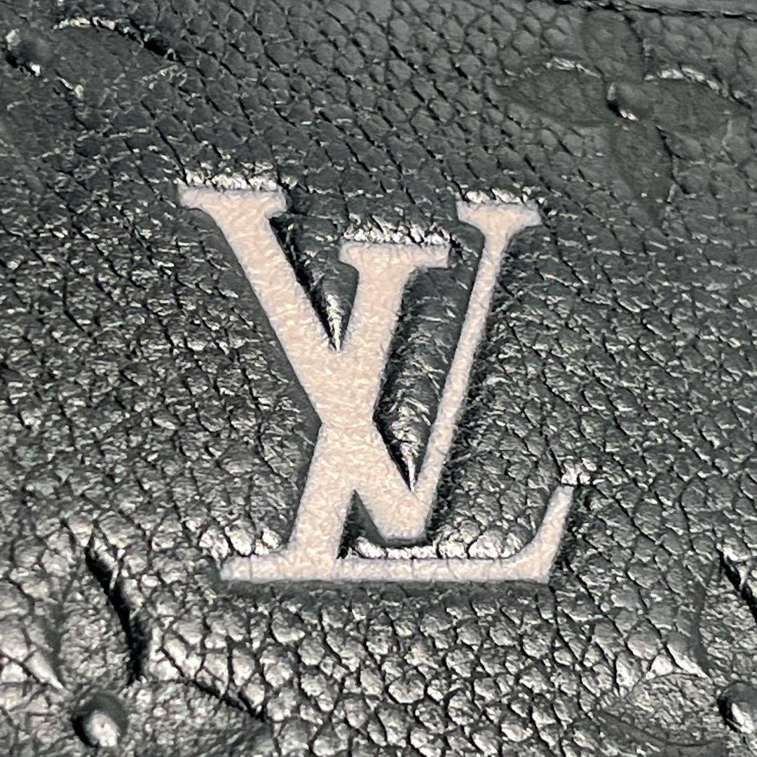 ルイヴィトン　長財布　ジッピーウォレット　モノグラム　アンプラント　黒