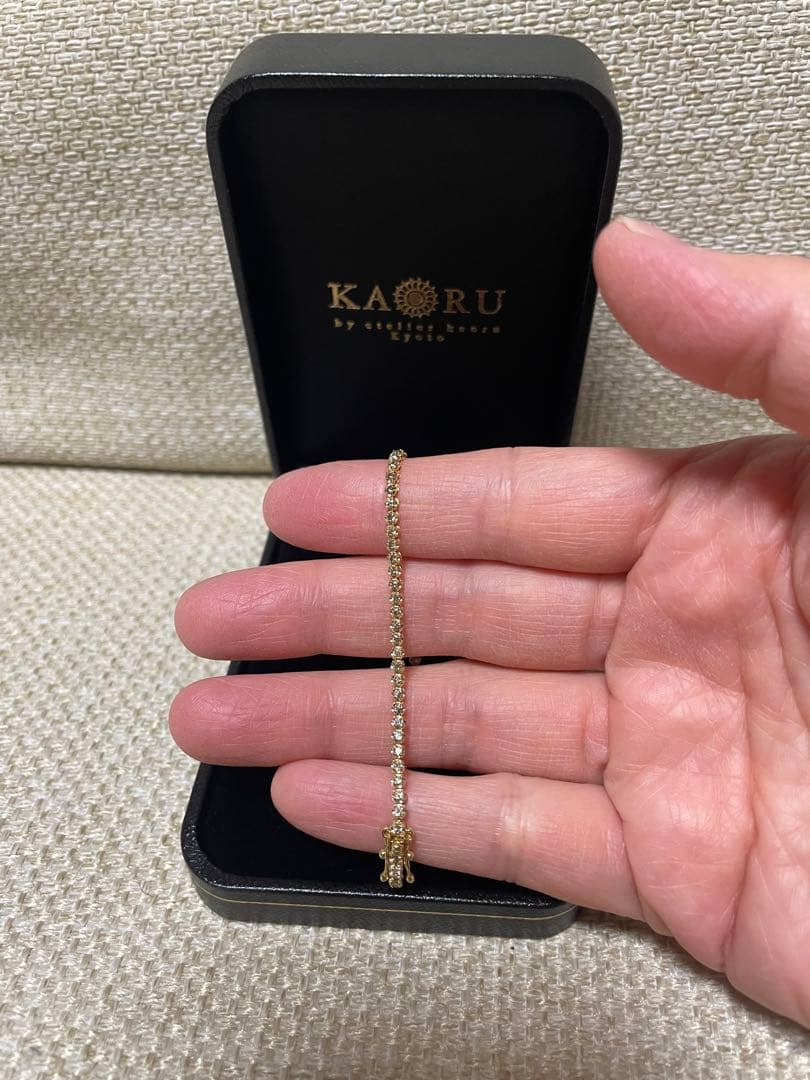 KAORU ダイヤテニスブレスレットK18