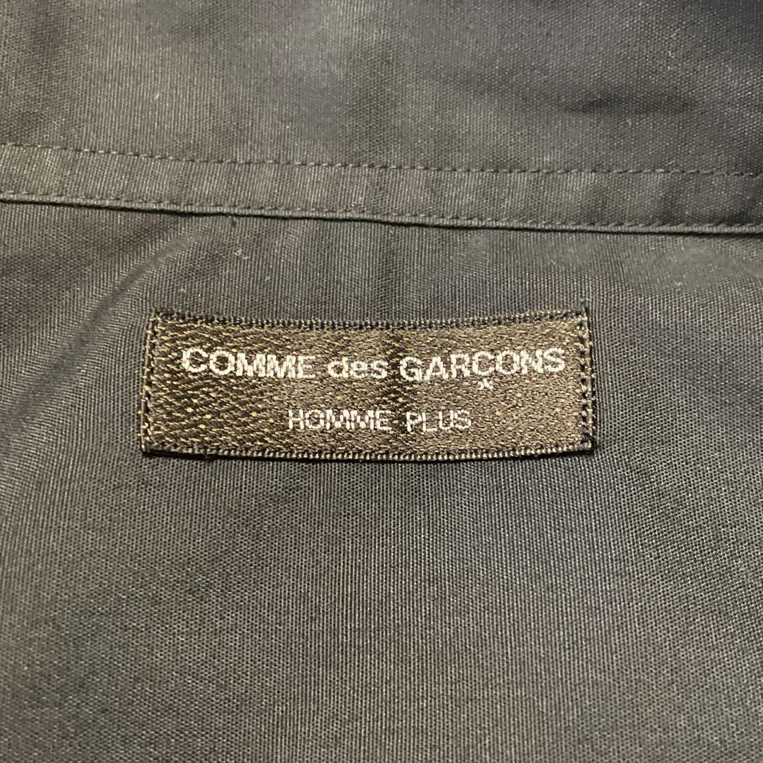 コムデギャルソン オムプリュス 半袖 シャツ フリル リバーシブル AD1998