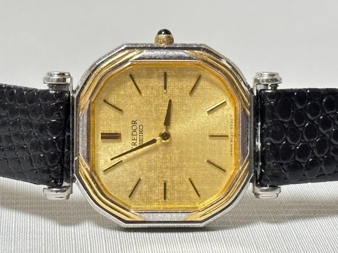 SEIKO CREDOR クレドール 14kベゼル 8420-5190
