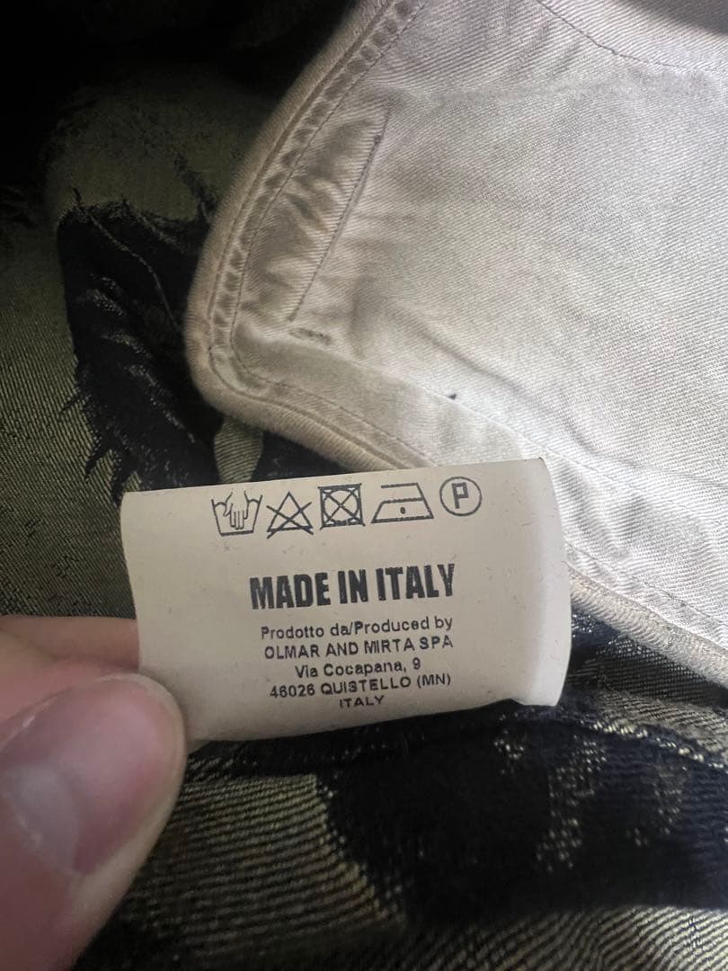 Uma Wang Carlo Coat ドラゴン柄ロングコート 黒と金色