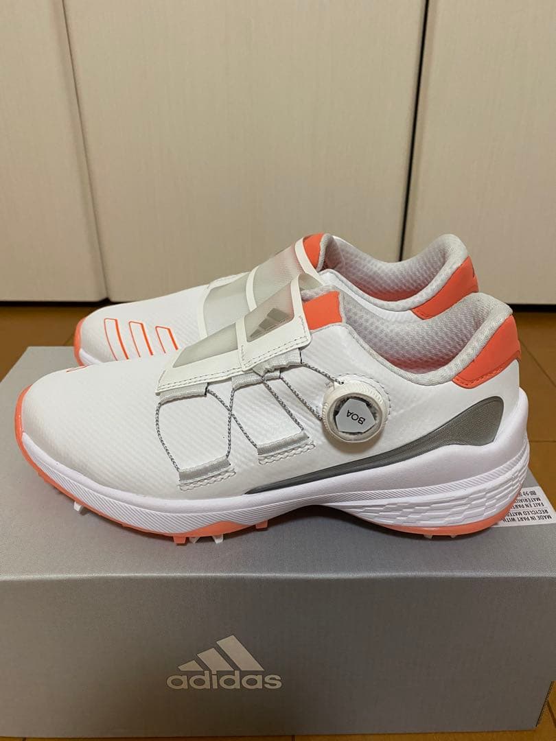 新品adidas wZG23BOAゴルフシューズ 女性用