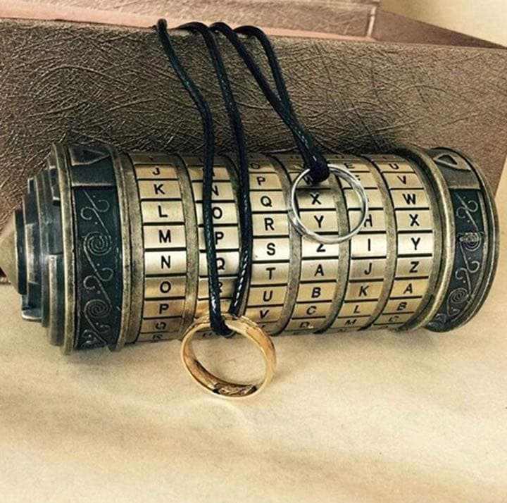ギフトボックス ロックボックス キーボックス 指輪ケース レトロ 精密 円筒形