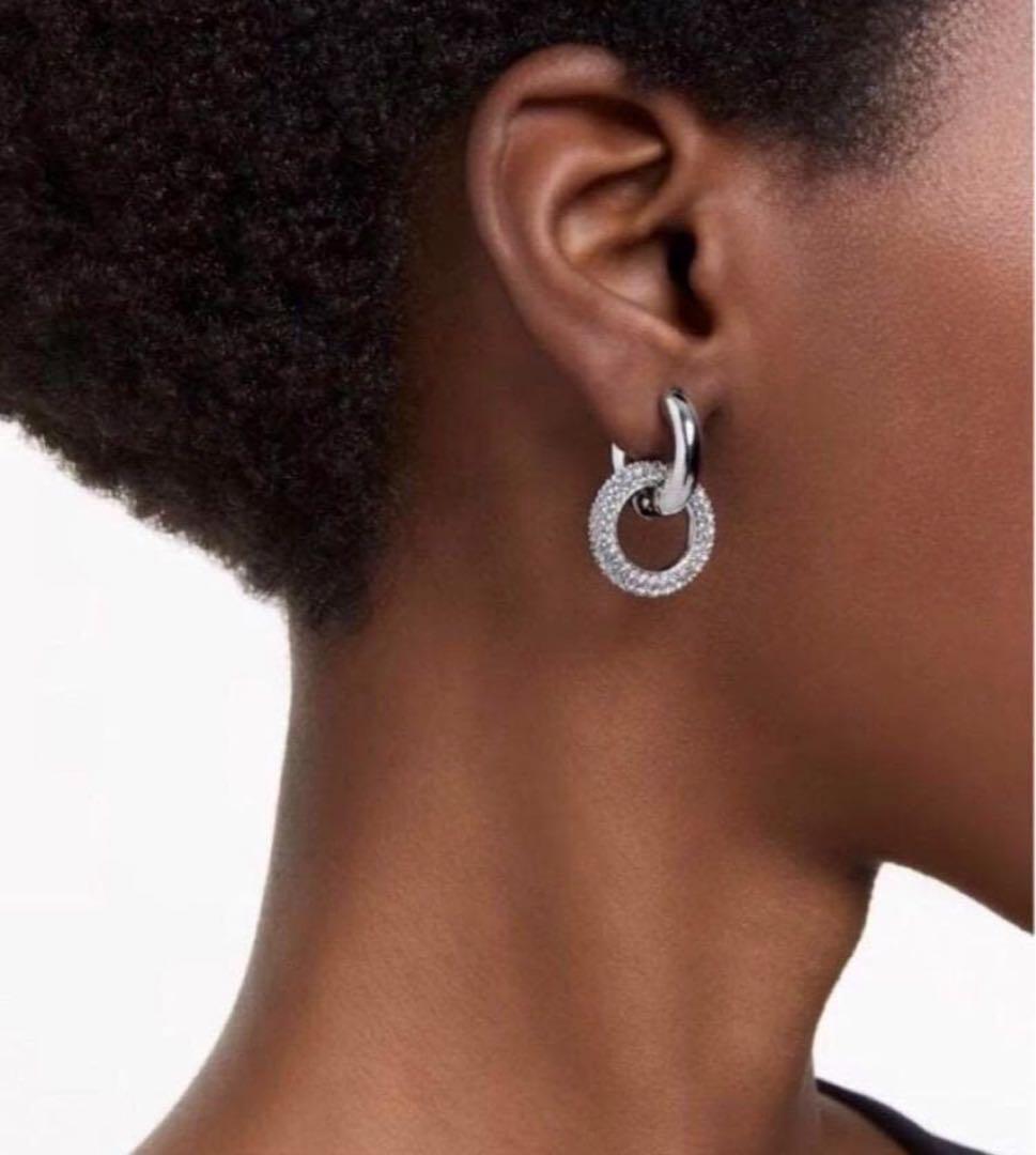 SWAROVSKI Dextera フープピアス