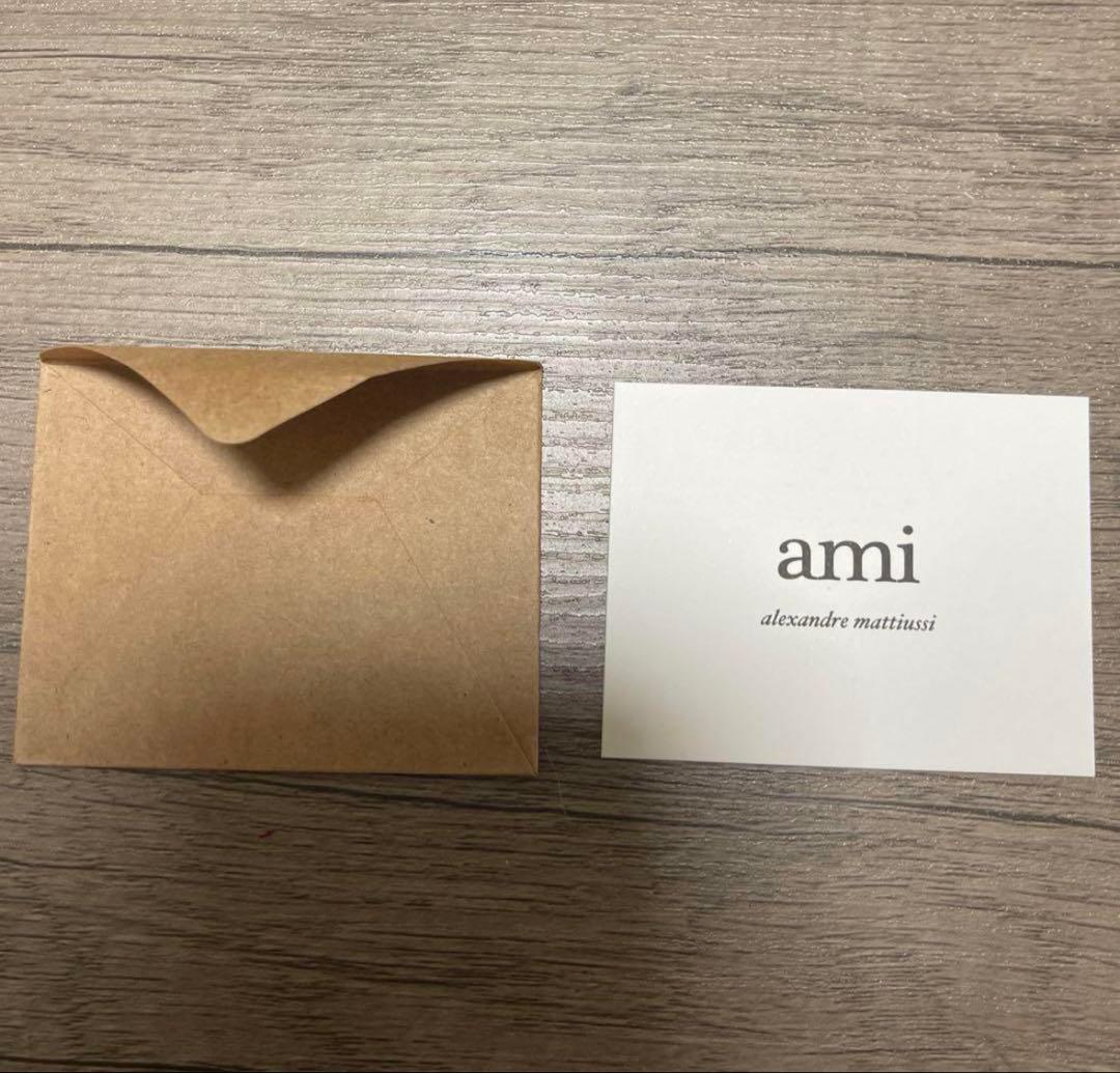 AMI PARIS ハート型 シングルピアス シルバー BOX付き