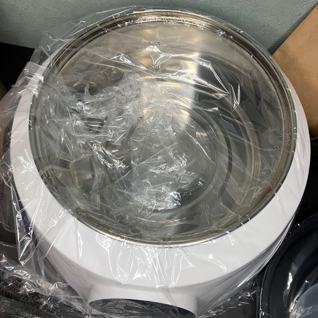 Ocrasi O'MUSU オムス　電気蒸し器　せいろ　ホワイト　未使用品