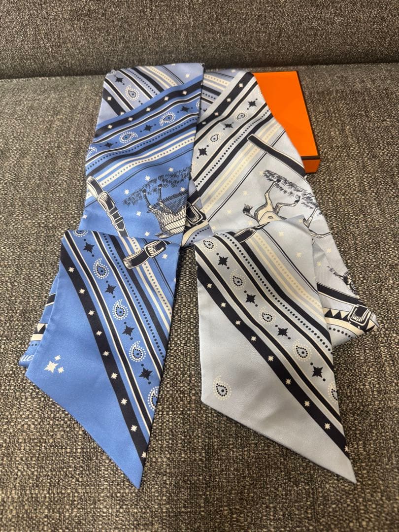 HERMES マキシツイリースリム　スカーフ