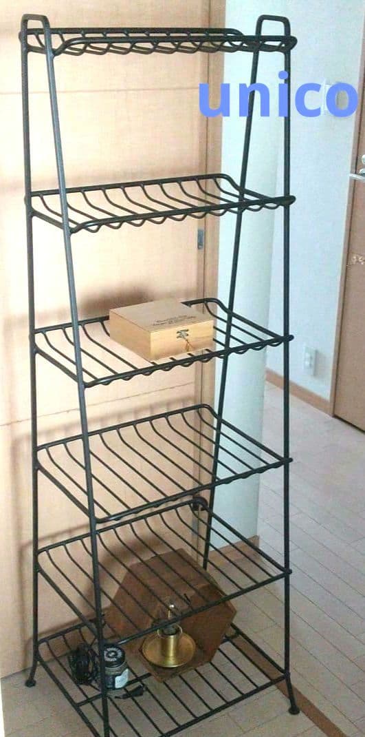 【unico】ステラ　アイアンシェルフ/収納棚/ラック/飾り棚/パーテーション