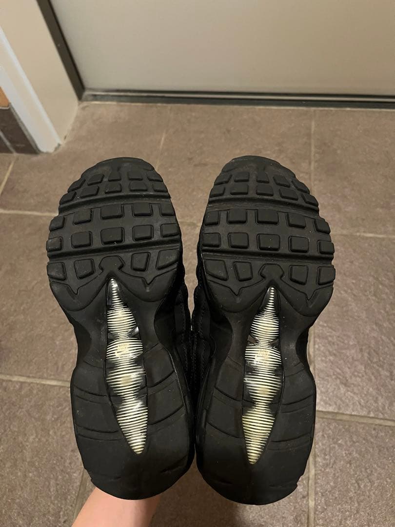 【美品】Air Max 95（エアマックス95）　オールブラック　23cm