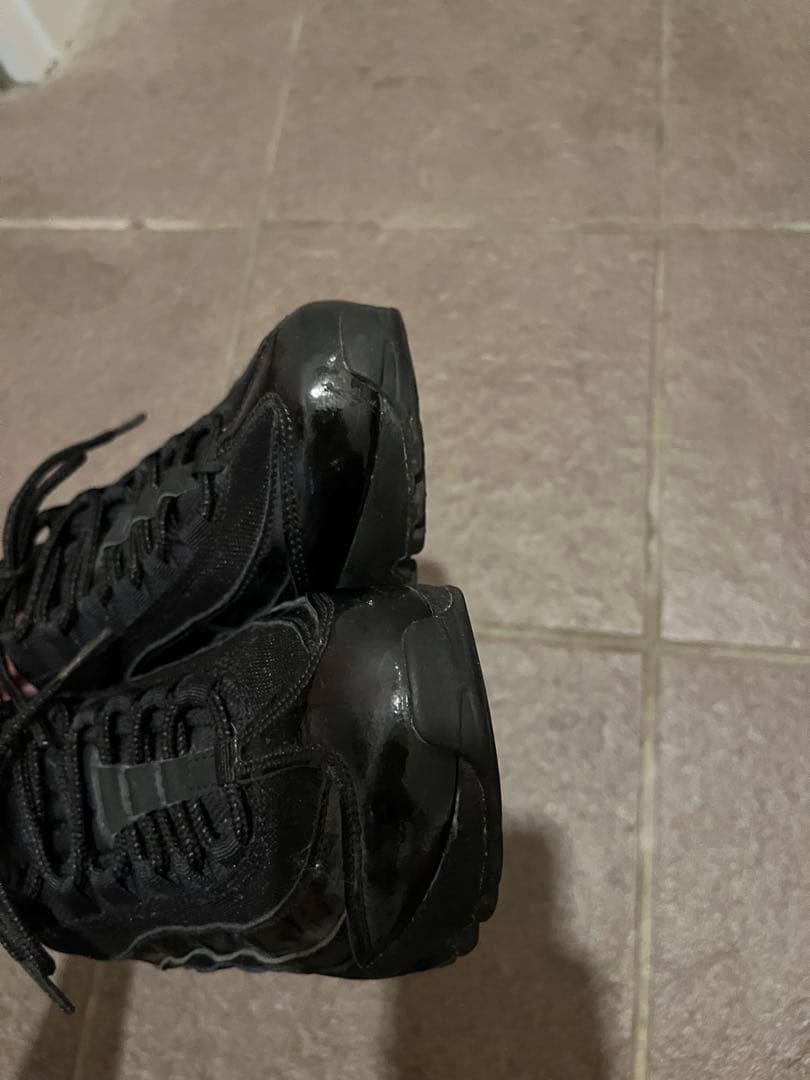 【美品】Air Max 95（エアマックス95）　オールブラック　23cm
