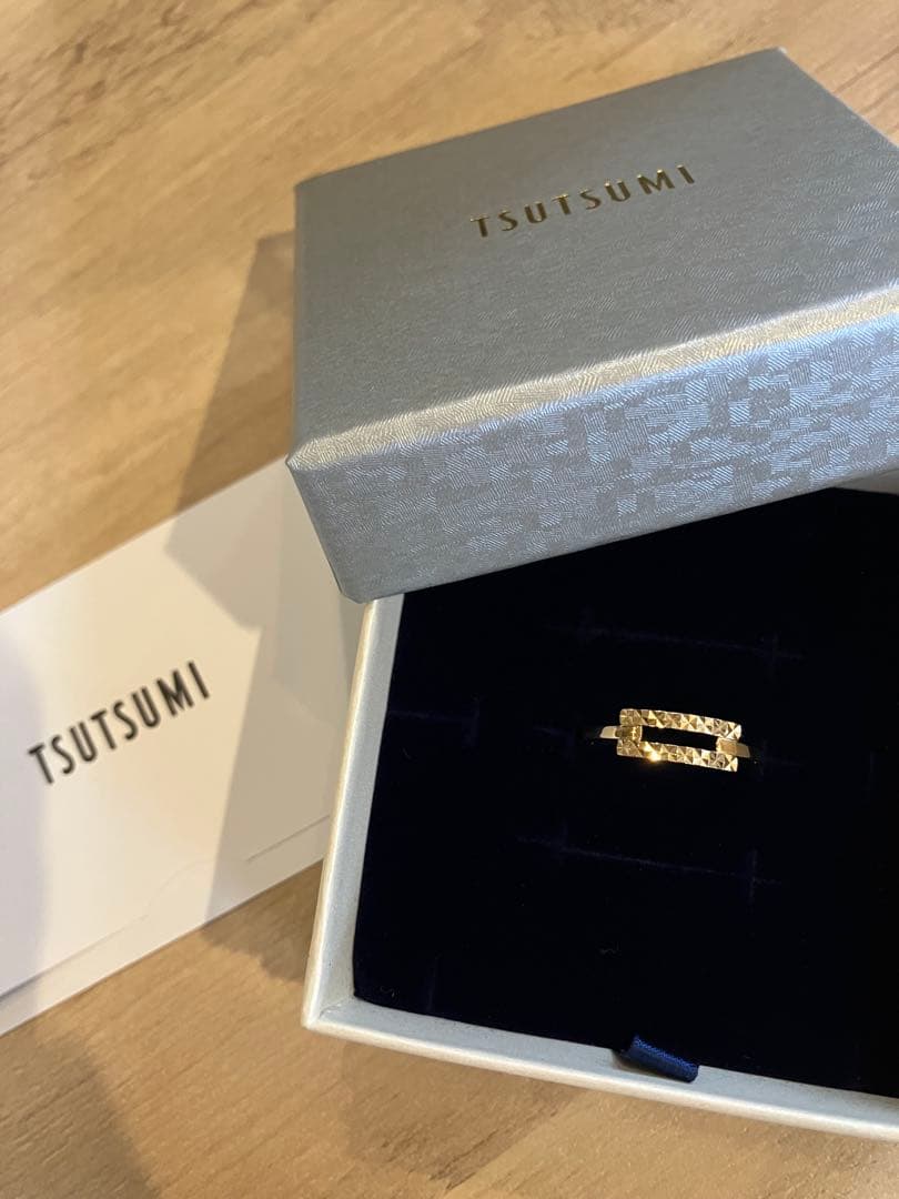 ★美品★TSUTSUMI K18金ゴールドリング
