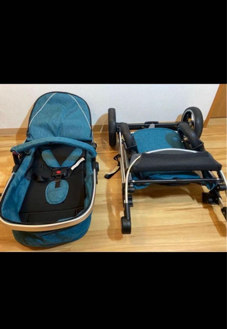 超値引き中❗️新品　Maydolly ベビーカー　高級ベビーカー　バギー　グリーン