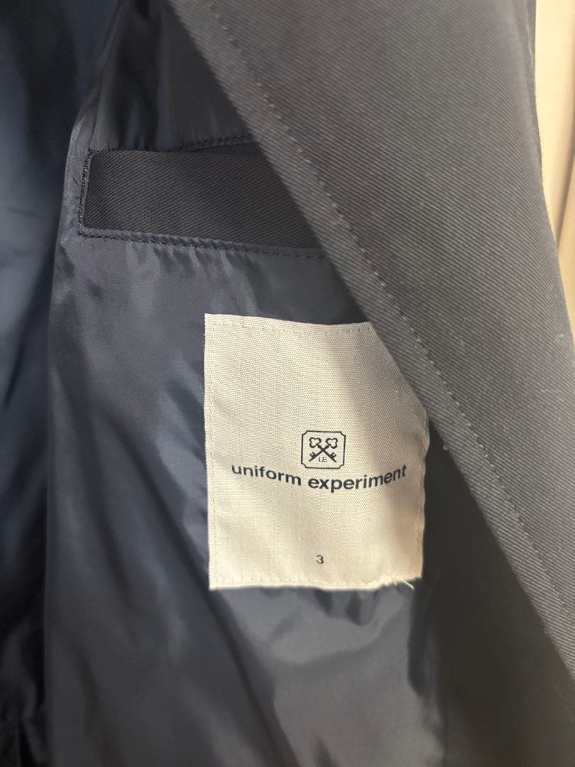 uniform experiment BALMACAAN COAT ネイビー　3