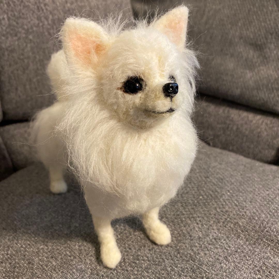 羊毛フェルト　チワワ　犬