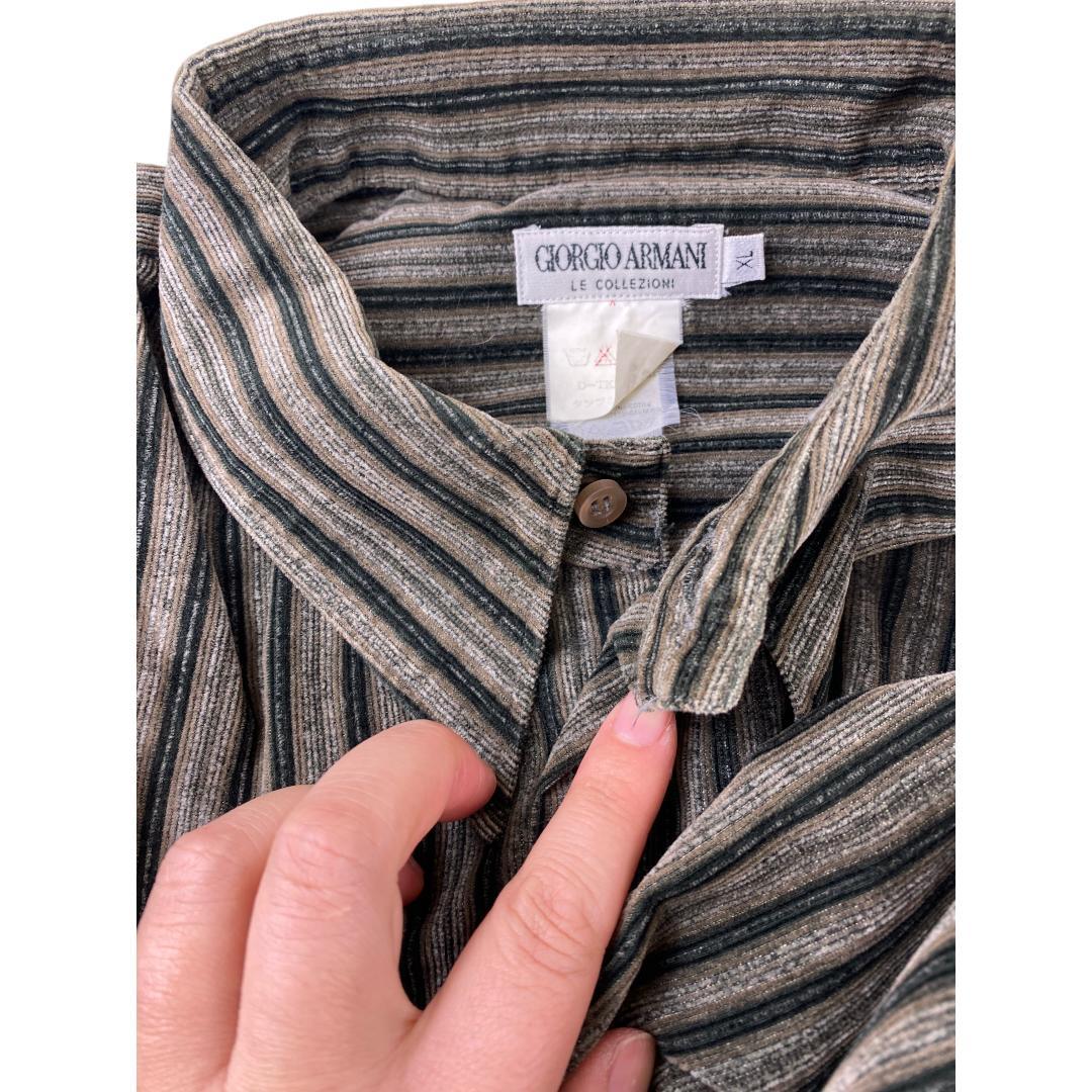 GIORGIO　ARMANI　コーデュロイメンズシャツ　cc384