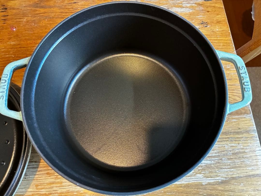 ストウブ 26cm 両手鍋 セージグリーン